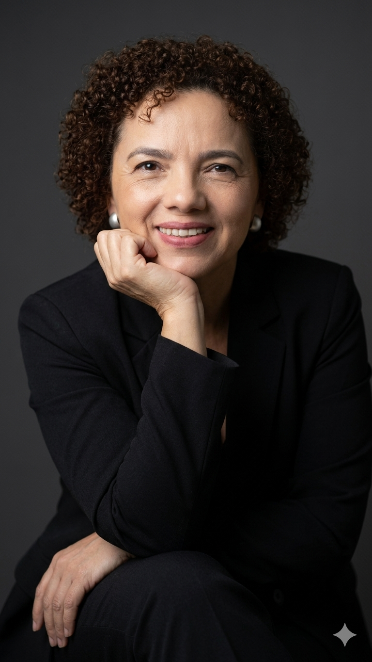 Retrato profissional da advogada Andreilma Nogueira